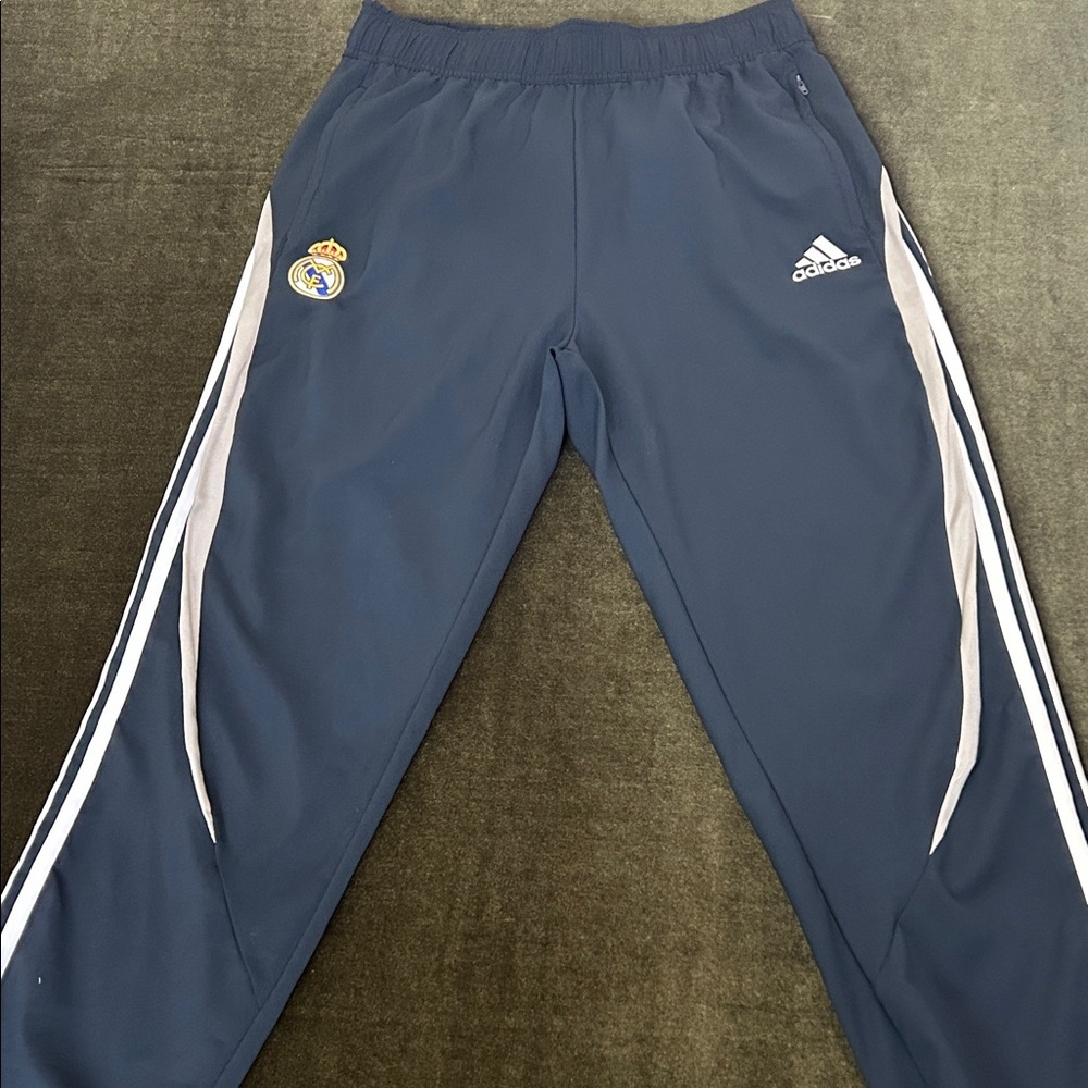 Adidas Barcelona Joggers with White Stripes